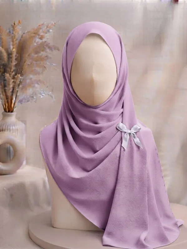Lilac Georgette Hijab